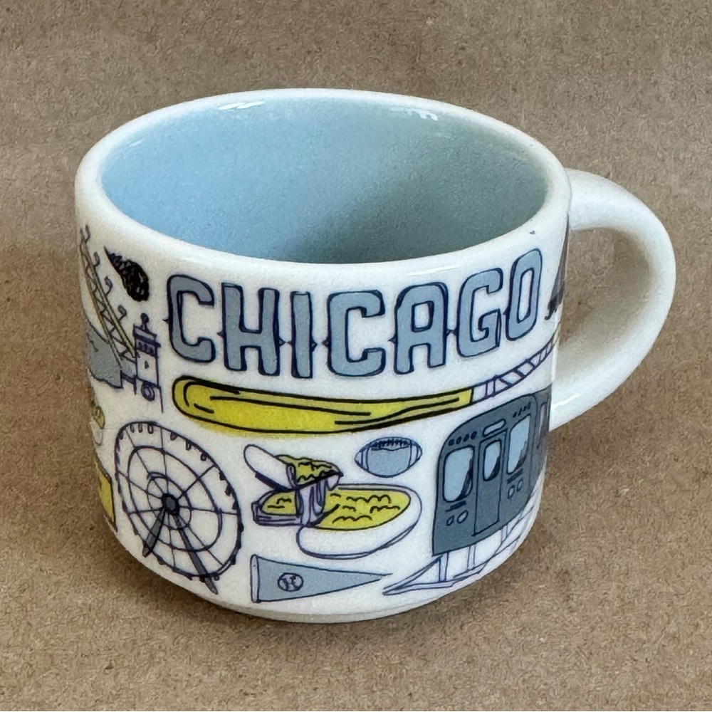 Starbucks 2018 Been There Series Chicago Espresso Cup Ornament Mug. 2 fl oz.